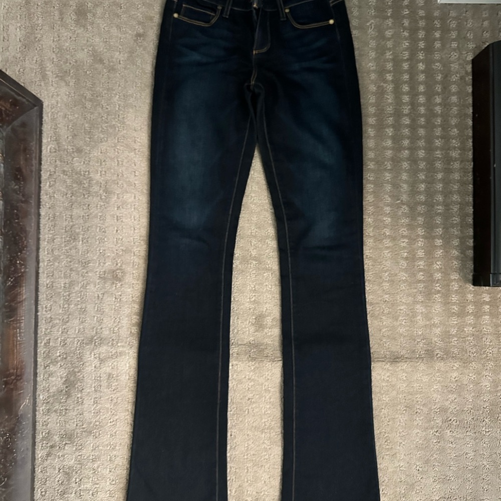 PAIGE Dark Blue Women Jeans